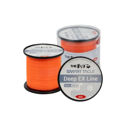 THE ONE deep ex line soft zsinór 600m 0.25mm red