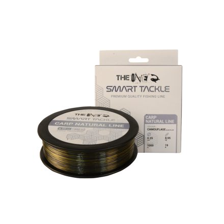 THE ONE carp natural line camouflage 1000m 0.25mm 8,95kg 19lb