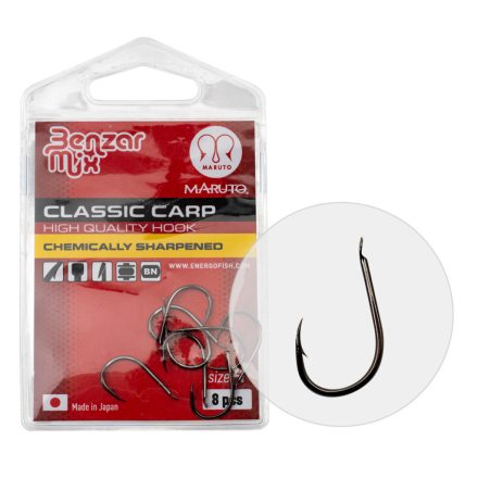 BENZÁR classic carp horog 4 8db/cs