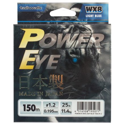 TAILWALK POWER EYE #0,8 (0,156mm) 7,3kg 150m LIGHT BLUE