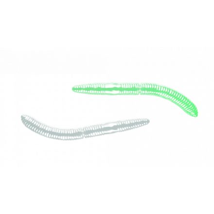 LIBRA LURES - fatty d'worm 65 - cheese - Szín: 000 - glow uv green