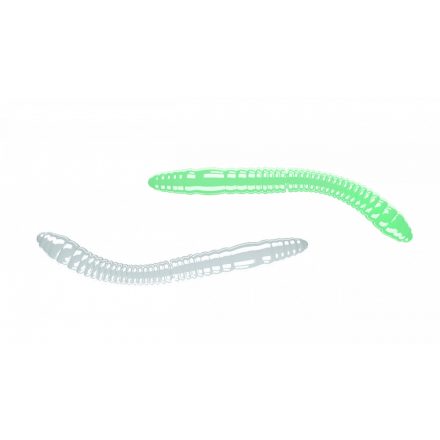 LIBRA LURES - fatty d'worm tournament 55 - cheese - Szín: 000 - glow uv green