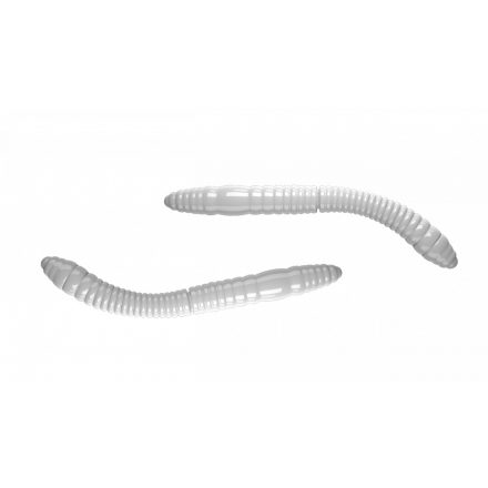 LIBRA LURES - fatty d'worm tournament 55 - cheese - Szín: 001 - white