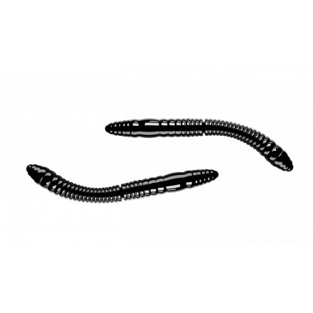 LIBRA LURES - fatty d'worm tournament 55 - cheese - Szín: 040 - black