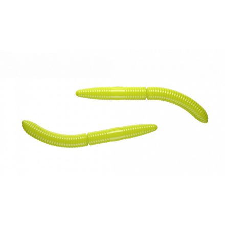 LIBRA LURES - fatty d'worm 65 - cheese - Szín: 006 - hot yellow