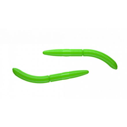 LIBRA LURES - fatty d'worm 65 - cheese - Szín: 027 - apple green