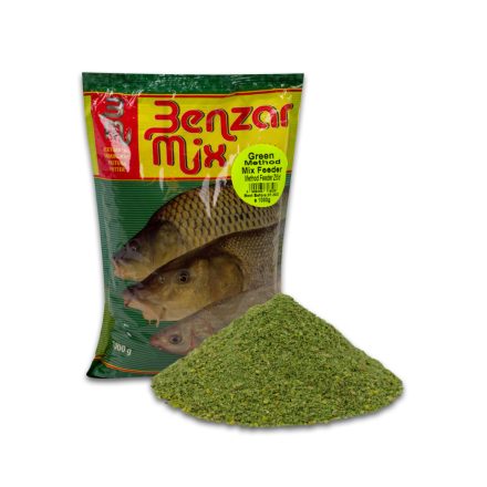 BENZÁR MIX method feeder zöld 1kg