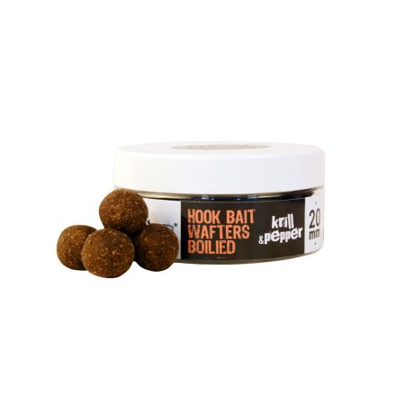 THE BIG ONE HOOK BAIT WAFTERS BOILIE KRILL&PEPPER 20MM