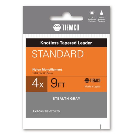 TIEMCO VÉKONYODÓ ELŐKE STANDARD TAPERED LEADER 7.5ft 7X