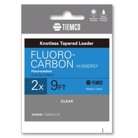 TIEMCO VÉKONYODÓ ELŐKE FLUOROCARBON HI-ENERGY LEADER 9ft 03X