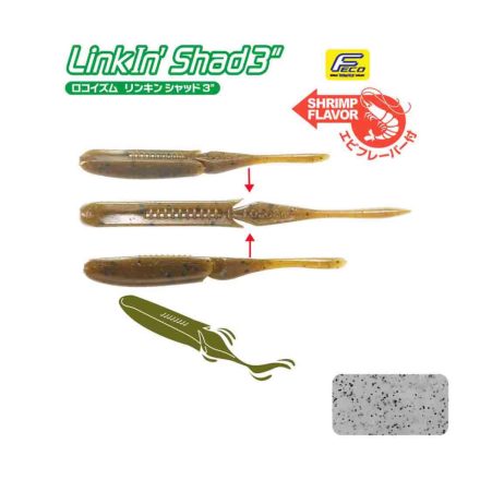 TIEMCO LINKIN SHAD 4" 10cm Color 161