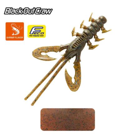 TIEMCO BLACK OUT CRAW 4" 10cm Color 102