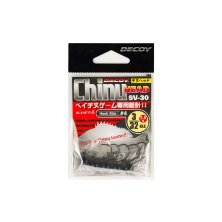 DECOY jig fej   sv-30 chinu head #4 0.9gr