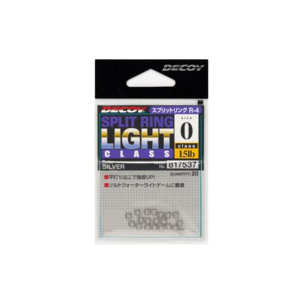 DECOY kulcskarika  R-4 LIGHT CLASS SILVER 00 12lbs