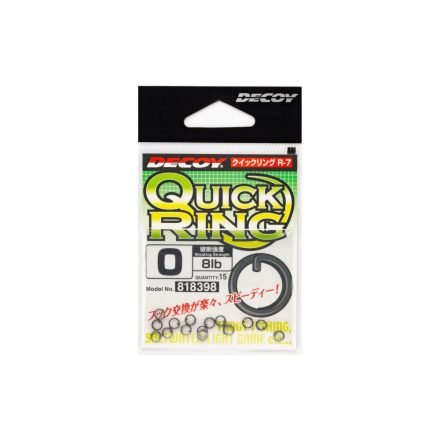 DECOY kulcskarika R-7 QUICK RING 00 6lbs