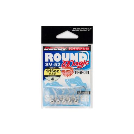 DECOY jig fej   sv-52 round magic #8 0.9gr