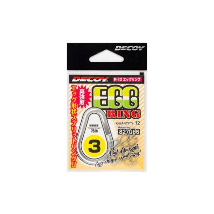 DECOY kulcskarika  R-10 EGG RING SILVER 2 50lbs