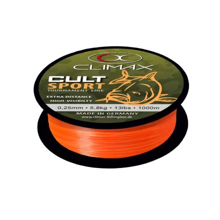 CLIMAX CULT CARP SPORT MONO ORANGE 1000m 0.20mm