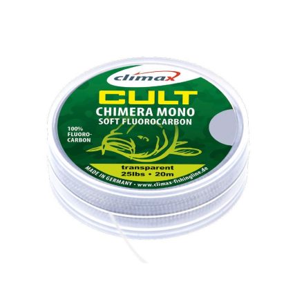 CLIMAX CULT CARP CHIMERA SOFT FLUOROCARBON HOOKLINK 20m 0.35mm 15lb