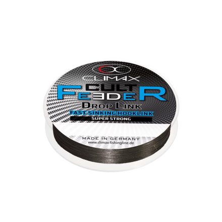 CLIMAX CULT FEEDER FAST SINKING BRAID DROPLINK 10m 0.24mm 11.8kg Dark Grey