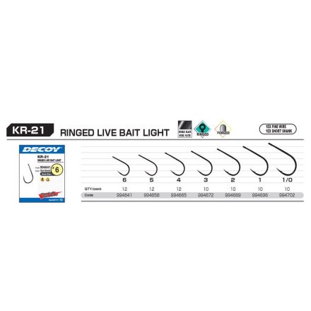 DECOY horog kr-21 round live bait light 6