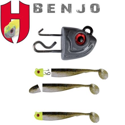 HERAKLES JIG FEJ ÓLOM BENJO JOINTED 5.5gr Gray