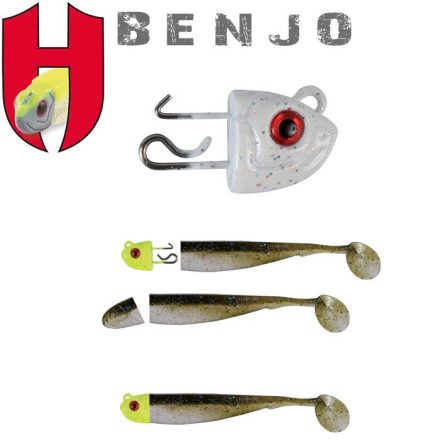 HERAKLES JIG FEJ ÓLOM BENJO JOINTED 5.5gr White