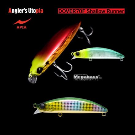 APIA dover 70f shallow runner 70mm 8.5gr 09 matsuo deluxe