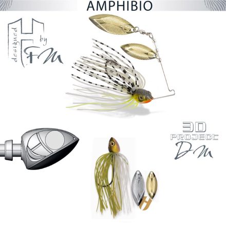 HERAKLES SPINNERBAIT AMPHIBIO WILLOW 3/8oz 10.5gr Ayu