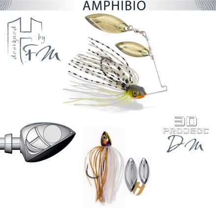 HERAKLES SPINNERBAIT AMPHIBIO WILLOW 3/8oz 10.5gr Wakasagi