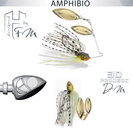 HERAKLES SPINNERBAIT AMPHIBIO WILLOW 3/8oz 10.5gr Sunfish