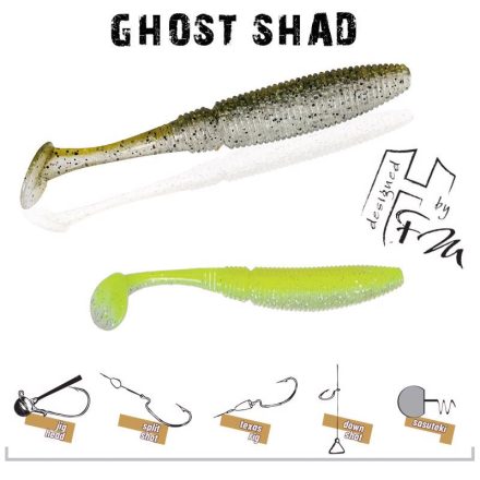 HERAKLES ghost shad 10cm chartreuse impact