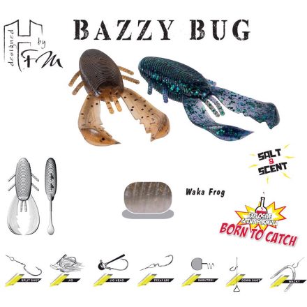 HERAKLES bazzy bug 3.2" 8cm waka frog