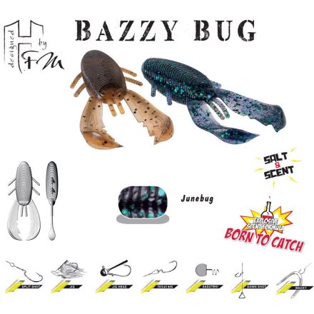 HERAKLES bazzy bug 3.2" 8cm junebug