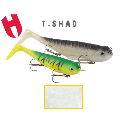 HERAKLES t-shad 12cm albino white