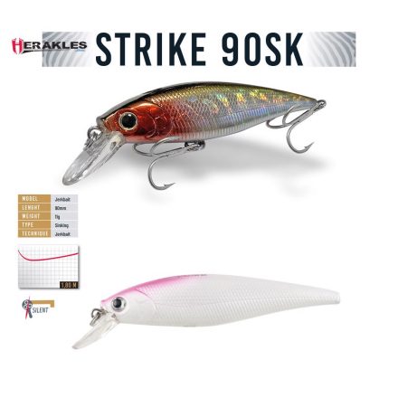 HERAKLES strike 90sk 9cm 11gr pink head