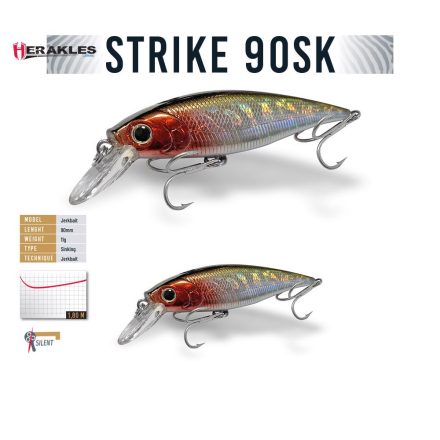 HERAKLES strike 90sk 9cm 11gr silver shad