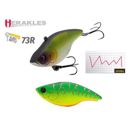 HERAKLES blaze rattle 73r s 7.3cm 17gr firetiger