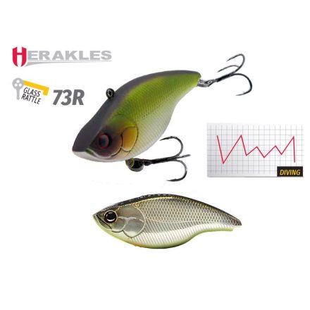 HERAKLES blaze rattle 73r s 7.3cm 17gr reaction shad