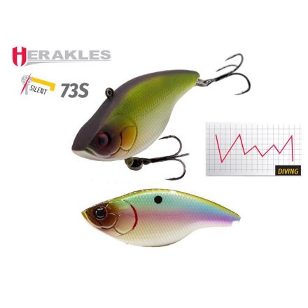 HERAKLES blaze rattle 73 silent s 7.3cm 17gr rainbow shinner