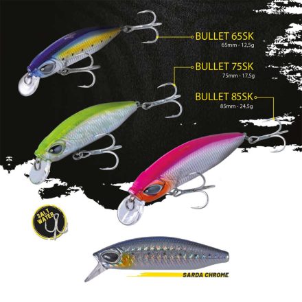 HERAKLES bullet 85sk 8.5cm 24.5gr sarda chrome