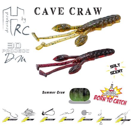 HERAKLES cave craw 3.8" 9.6cm sumer craw