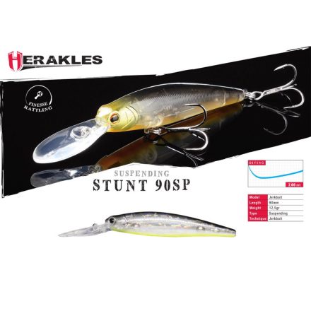 HERAKLES stunt 90sp 9.0cm 12.5cm ghost reaction shad