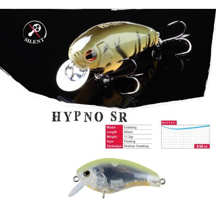 HERAKLES hypno-sr f 5.6cm 11.5gr chartreuse laminated