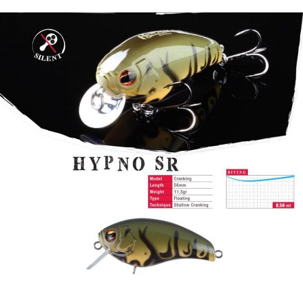 HERAKLES hypno-sr f 5.6cm 11.5gr brown craw