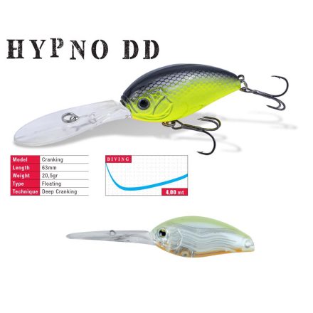 HERAKLES hypno-dd deep dive f 6.3cm 20.5gr chartreuse laminated