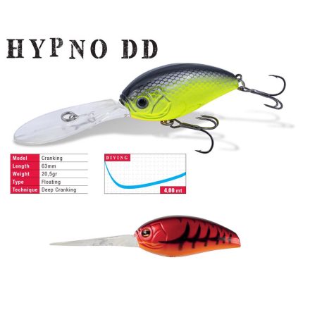 HERAKLES hypno-dd deep dive f 6.3cm 20.5gr red craw