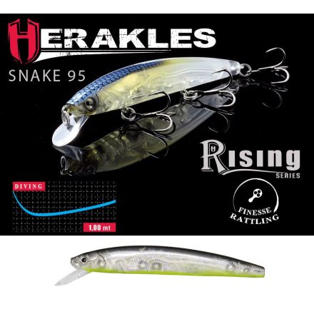 HERAKLES snake 95sp 9.5cm 9gr ghost reaction shad