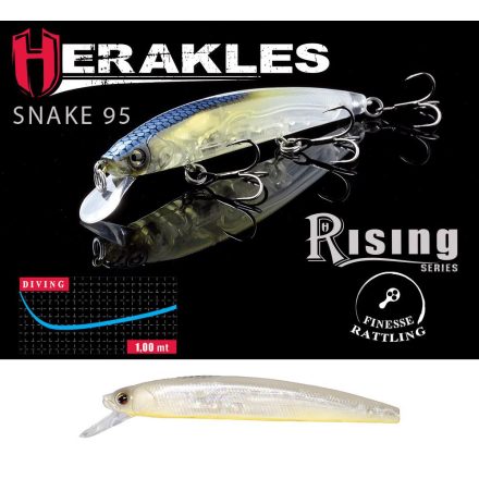 HERAKLES snake 95sp 9.5cm 9gr pearl ocb