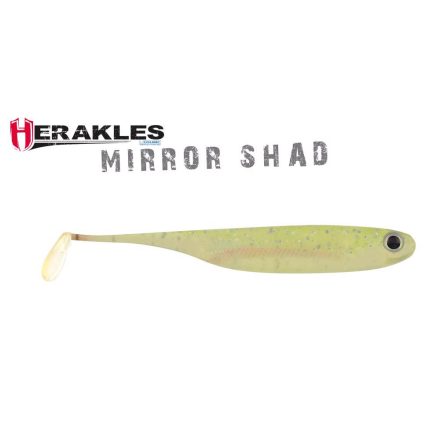 HERAKLES mirror shad 3.2" 8.1cm ghost chartreuse